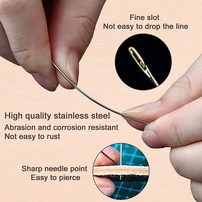 Self threading Needles