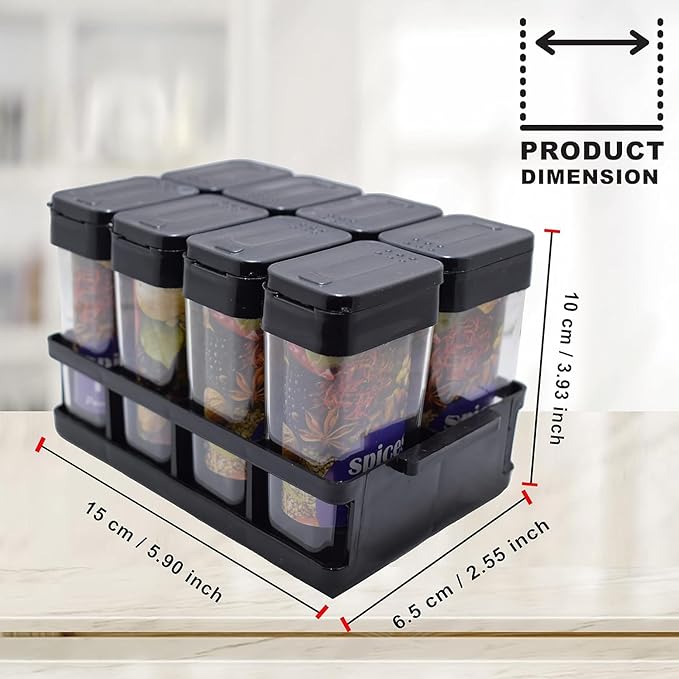 Masala Storage Box (1 Set -8 Jars)