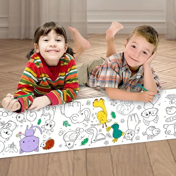 Kids Doodle Drawing Roll